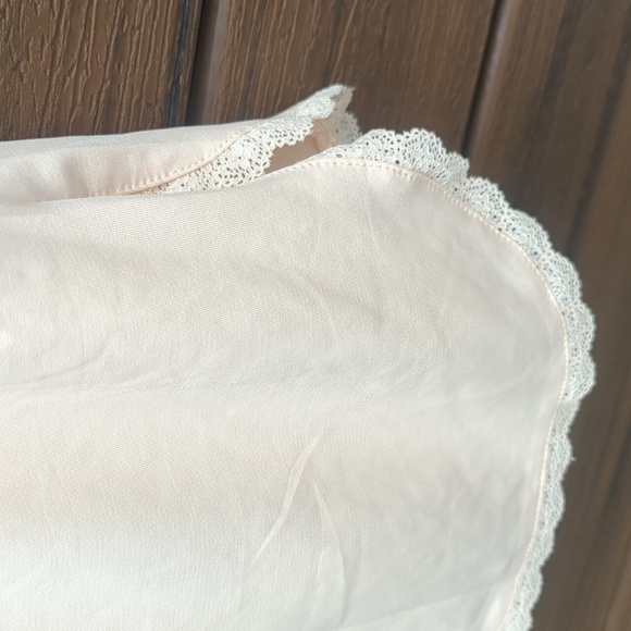 Mancyfit Cream Satin Chemise Skirt Slip with Elastic Waistband - Size XL NWT - Picture 3 of 8